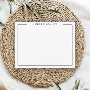 Personalized Stationery Classic Family Thank You Note Card