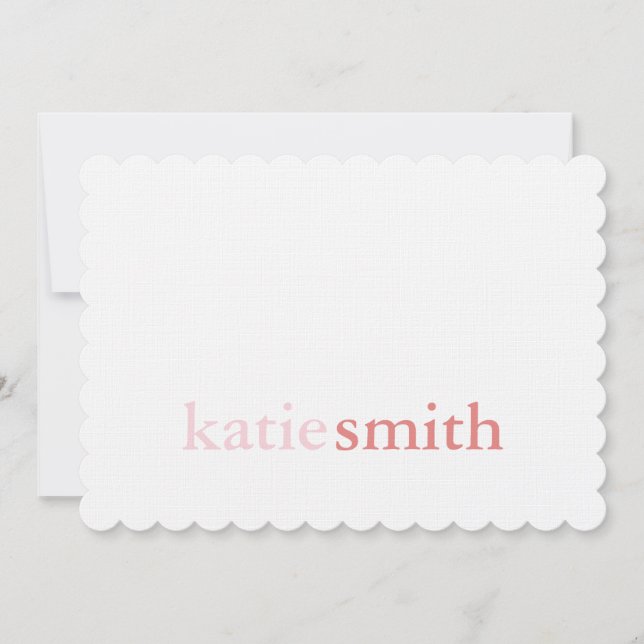 Personalized Stationery | Custom Note Cards (Front)