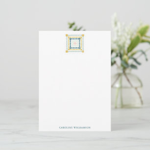 Personalized Stationery Quilter Quilt Lover Simple Note Card