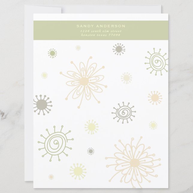 Personalized Stationery Template (Front)