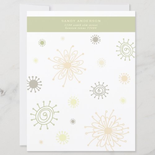 Personalized Stationery Template
