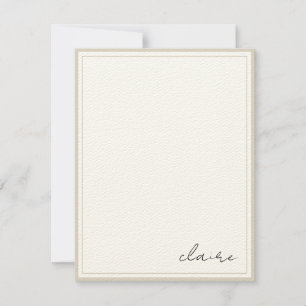 Personalized Stationery Vintage Notes