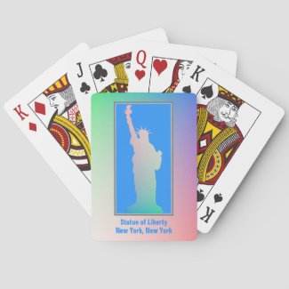 Personalized Statue of Liberty New York Rainbow