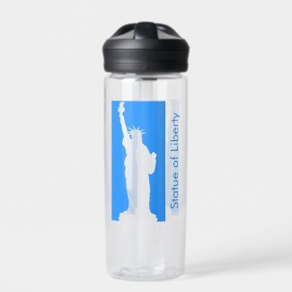 Personalized Statue of Liberty New York USA Blue