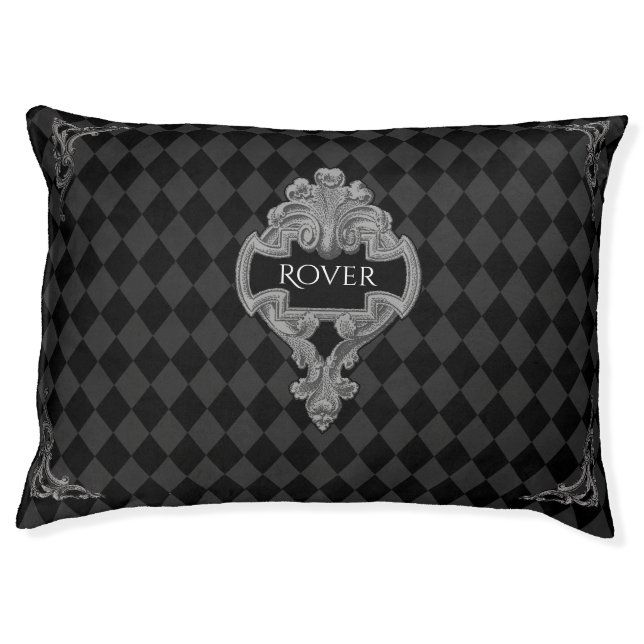 Personalized Steampunk Dog Bed (Front)