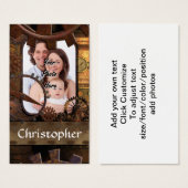 Personalized steampunk machinery (Front & Back)