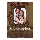 Personalized steampunk photo template (Front)