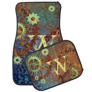 Personalized Steampunk Rusty Clockwork Gears