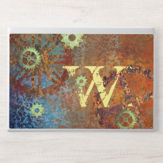 Personalized Steampunk Rusty Clockwork Gears 