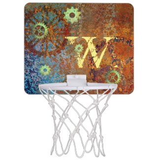 Personalized Steampunk Rusty Clockwork Gears