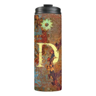Personalized Steampunk Rusty Clockwork Gears