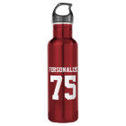 Personalized steel water bottles for sports teams