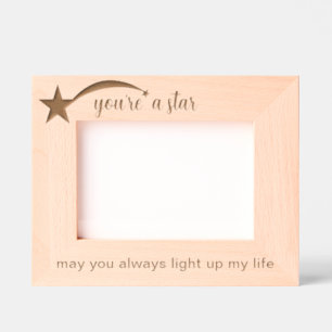 Personalized Stellar Stars Engraved Frames