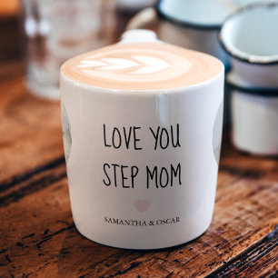 Personalized Step Mom Gift Espresso Cup