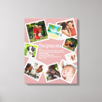 Personalized Stepmom Definition Blush Pink 9 Photo