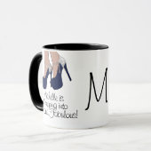 Personalized "Stepping into 50 and Fabulous" Party Mug (Front Left)