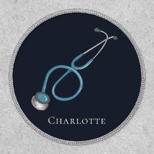 Personalized Stethoscope Name Doctor Patch