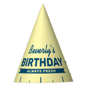 Personalized Stick of Butter Birthday Party Hat