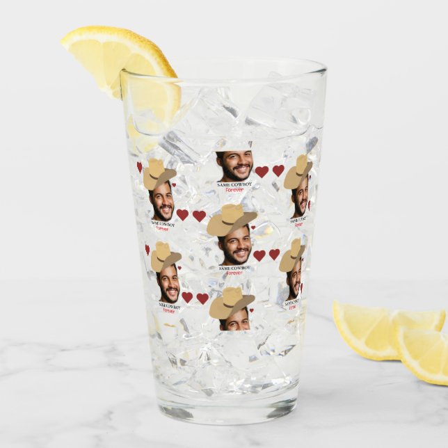 Personalized Stickers, Face Sticker, bachelorette  Glass (Front Ice)