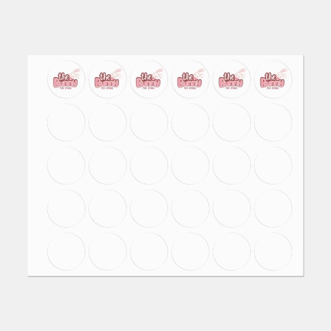Personalized Stickers for Gifts & Packaging (Sheet)