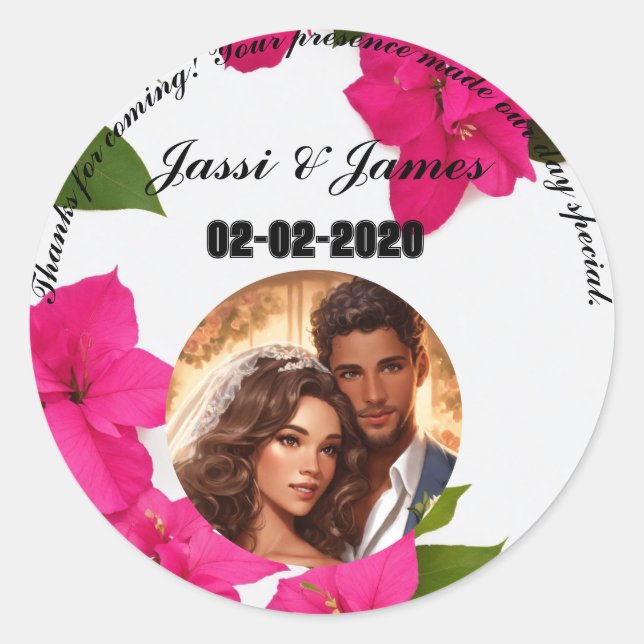 Personalized Stickers for gratitude (Front)