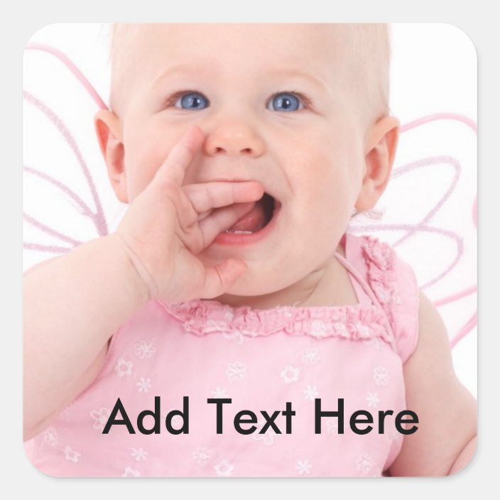 Personalized Stickers with Photos add text