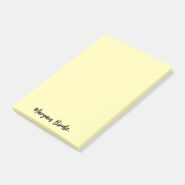 Personalized Sticky Notes with Name (Angled)