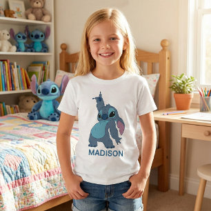 Personalized Stitch Dancing Graphic Tri-Blend Shirt