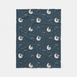 Personalized Stitch Night Sky Fleece Blanket