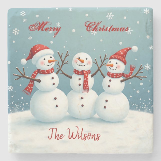 Personalized Stone Coaster (Front)