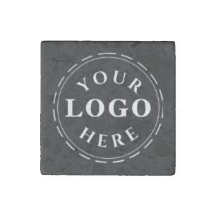 Personalized Stone Magnet Featuring Your Logo
