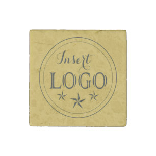 Personalized Stone Magnet Featuring Your Logo