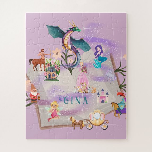 Personalized Story Book Jigsaw Puzzle (Vertical)