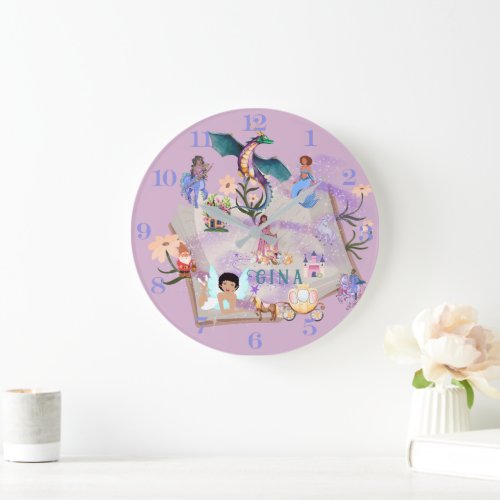 Personalized Story Book Large Clock