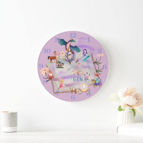 Personalized Story Book Large Clock