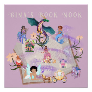 Personalized Story Book Poster