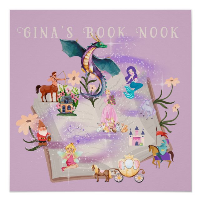 Personalized Story Book Poster (Front)