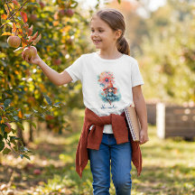 Personalized Storybook Witch Halloween Kids Tee
