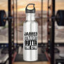 Personalized Straight Outta The Gym Stainless Steel Water Bottle