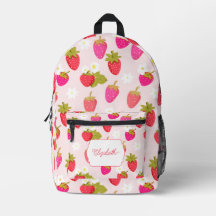 Personalized Strawberry Cute Pink Cottagecore
