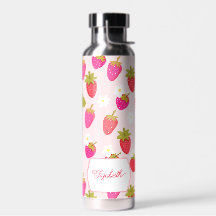 Personalized Strawberry Cute Pink Cottagecore