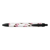 Personalized Strawberry Heart Cupcake Themed Gifts Black Ink Pen (Back)