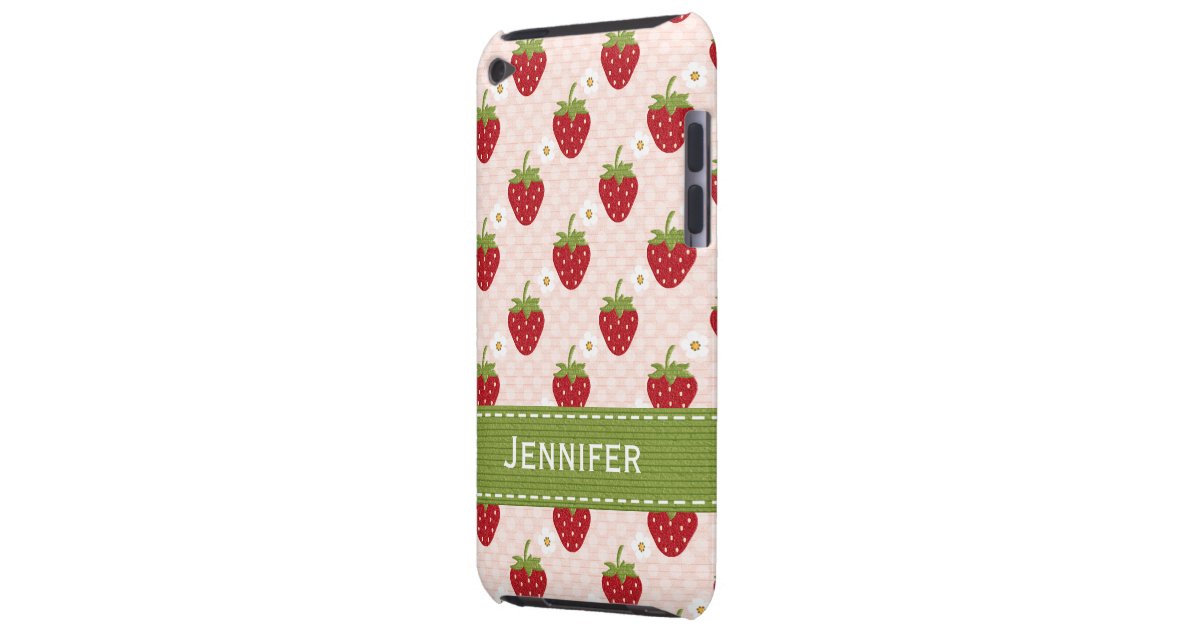 Personalized Strawberry iPod Touch 4th Gen Case-Ma iPod Touch Case-Mate ...