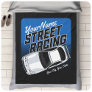 Personalized Street Racing Race Car Motorsport   Fleece Blanket