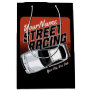 Personalized Street Racing Race Car Motorsport  Medium Gift Bag