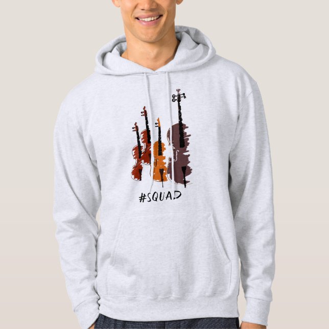 Personalized Strings Squad Music Hoodie (Front)