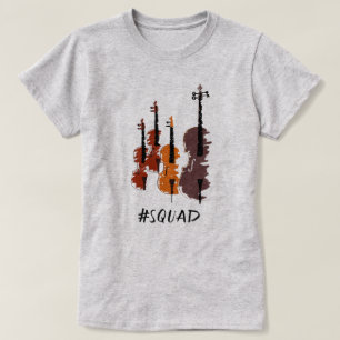 Personalized Strings Squad Music T-Shirt