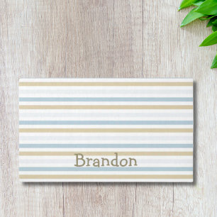 Personalized Stripe Rug