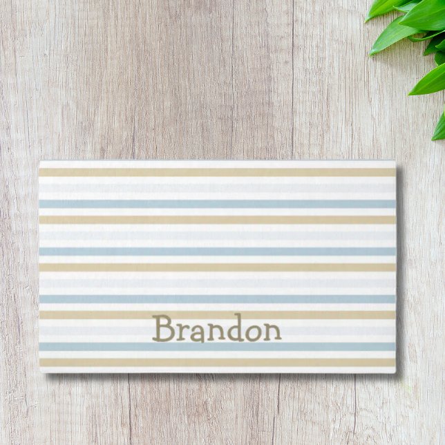 Personalized Stripe Rug (Creator Uploaded)