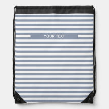 Personalized Striped Laundry Bag: Custom Gift